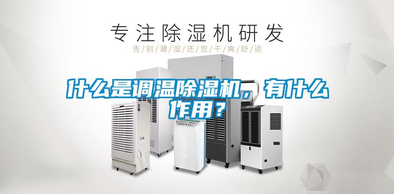 什么是調(diào)溫除濕機,有什么作用?