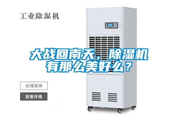 大戰(zhàn)回南天，除濕機有那么美好么？