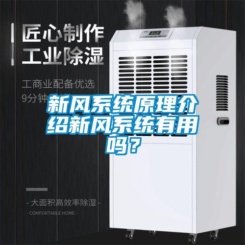 新風系統(tǒng)原理介紹新風系統(tǒng)有用嗎？