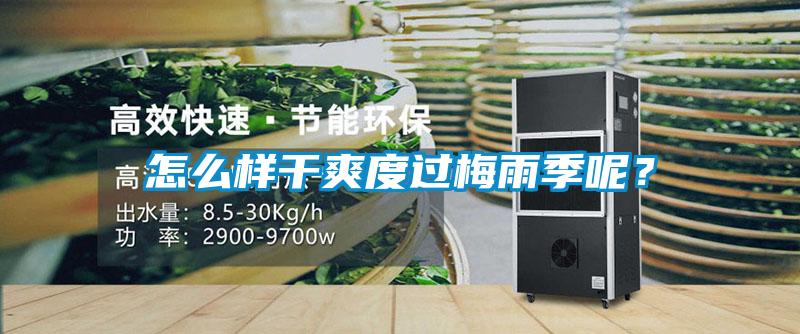 怎么樣干爽度過梅雨季呢？