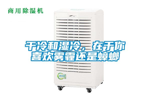 干冷和濕冷，在于你喜歡霧霾還是蟑螂