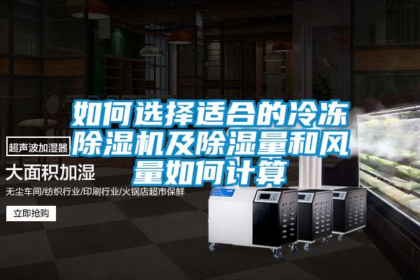 如何選擇適合的冷凍除濕機(jī)及除濕量和風(fēng)量如何計(jì)算