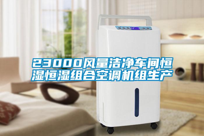 23000風(fēng)量潔凈車間恒濕恒濕組合空調(diào)機(jī)組生產(chǎn)