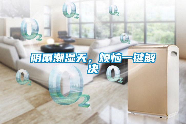 陰雨潮濕天，煩惱一鍵解決