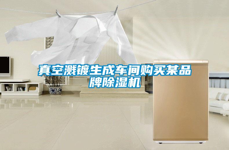 真空濺鍍生成車間購(gòu)買某品牌除濕機(jī)