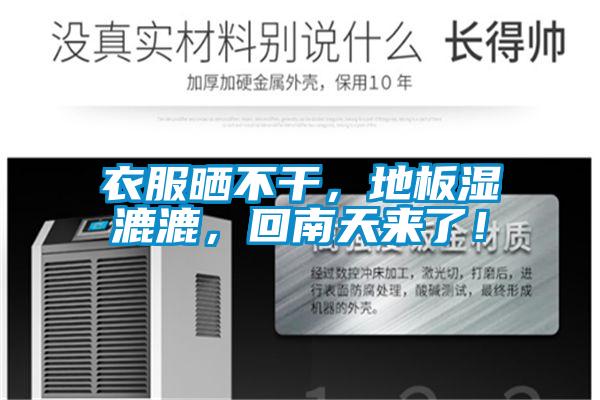 衣服曬不干，地板濕漉漉，回南天來了！