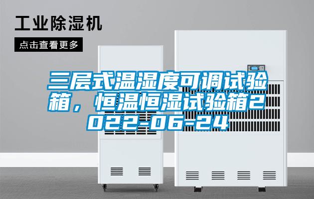 三層式溫濕度可調(diào)試驗箱，恒溫恒濕試驗箱2022-06-24