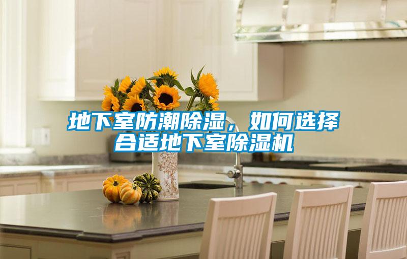 地下室防潮除濕，如何選擇合適地下室除濕機