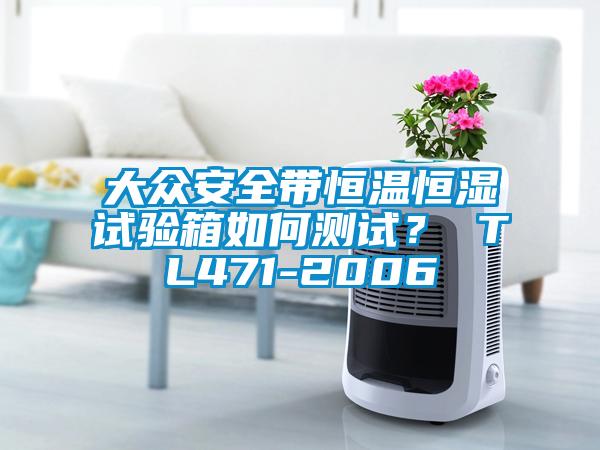 大眾安全帶恒溫恒濕試驗(yàn)箱如何測試？ TL471-2006