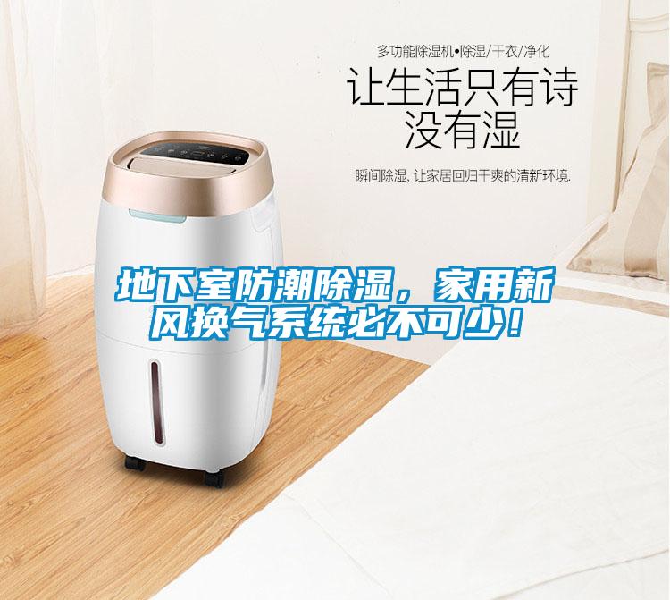 地下室防潮除濕，家用新風(fēng)換氣系統(tǒng)必不可少！
