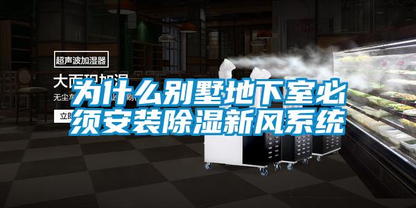 為什么別墅地下室必須安裝除濕新風系統(tǒng)