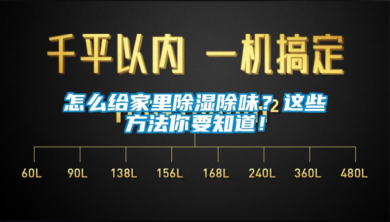怎么給家里除濕除味？這些方法你要知道！