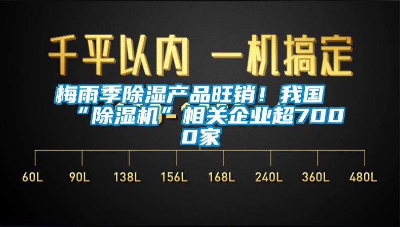 梅雨季除濕產(chǎn)品旺銷！我國(guó)“除濕機(jī)”相關(guān)企業(yè)超7000家