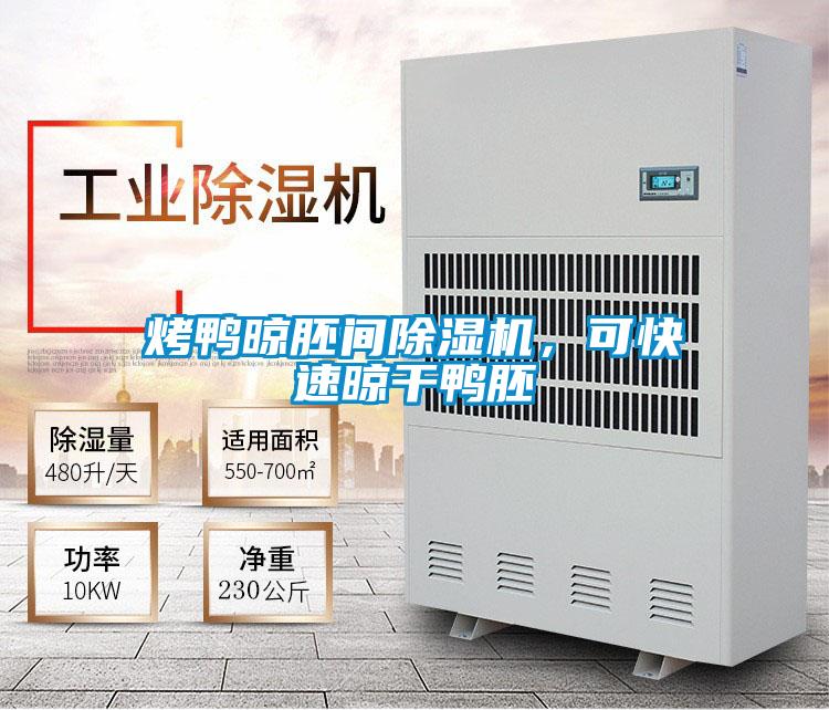 烤鴨晾胚間除濕機(jī)，可快速晾干鴨胚