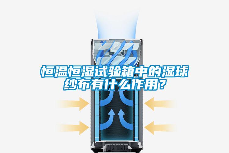 恒溫恒濕試驗(yàn)箱中的濕球紗布有什么作用？