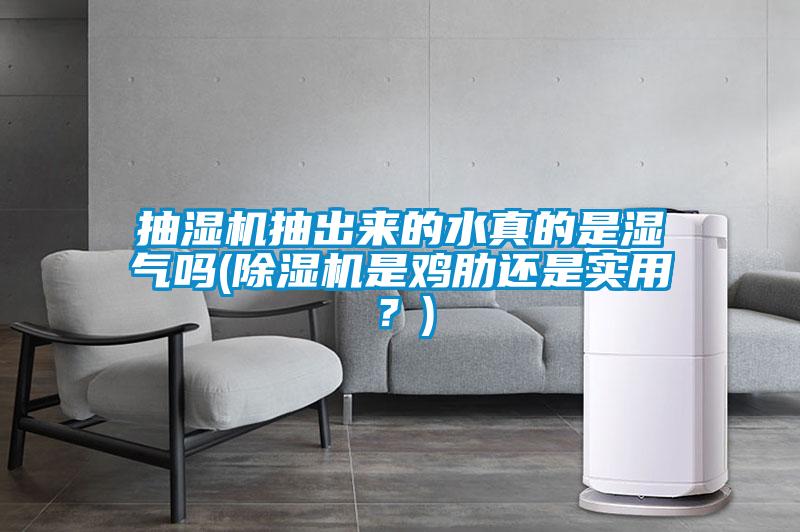 抽濕機抽出來的水真的是濕氣嗎(除濕機是雞肋還是實用？)