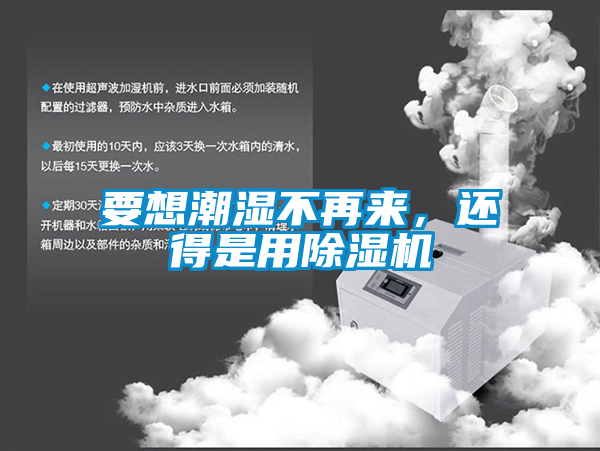 要想潮濕不再來，還得是用除濕機