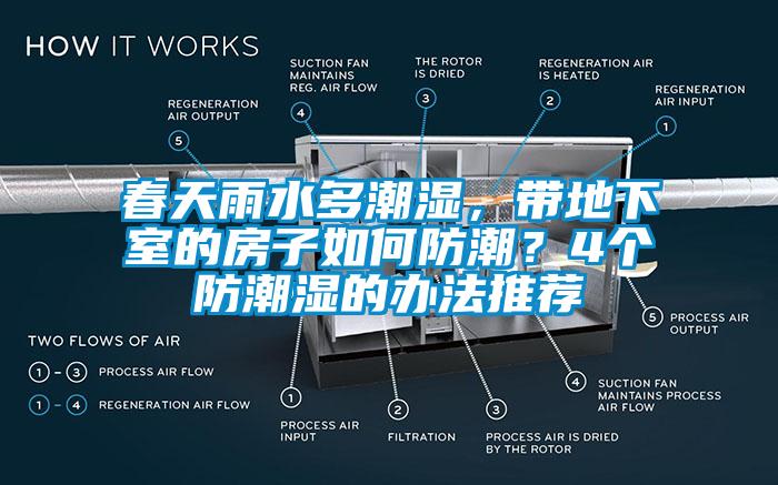 春天雨水多潮濕，帶地下室的房子如何防潮？4個防潮濕的辦法推薦