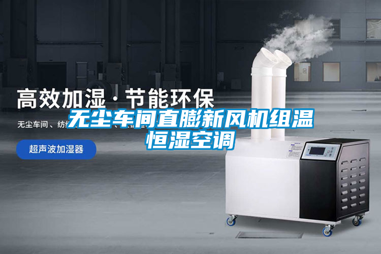 無塵車間直膨新風(fēng)機(jī)組溫恒濕空調(diào)