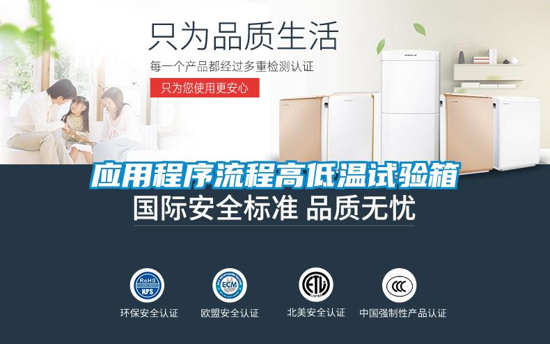 應(yīng)用程序流程高低溫試驗(yàn)箱
