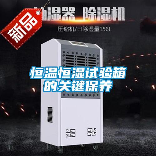 恒溫恒濕試驗箱的關(guān)鍵保養(yǎng)