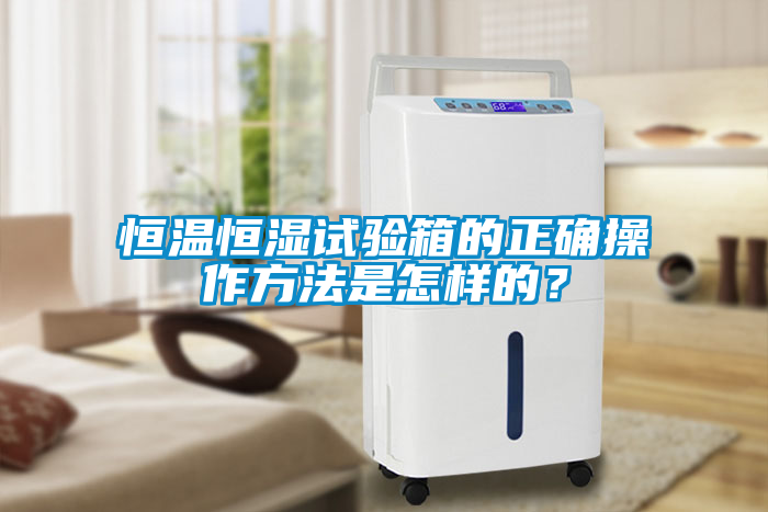 恒溫恒濕試驗(yàn)箱的正確操作方法是怎樣的？