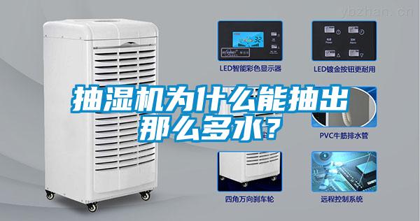 抽濕機(jī)為什么能抽出那么多水？