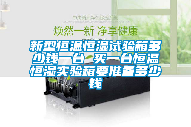新型恒溫恒濕試驗(yàn)箱多少錢一臺 買一臺恒溫恒濕實(shí)驗(yàn)箱要準(zhǔn)備多少錢