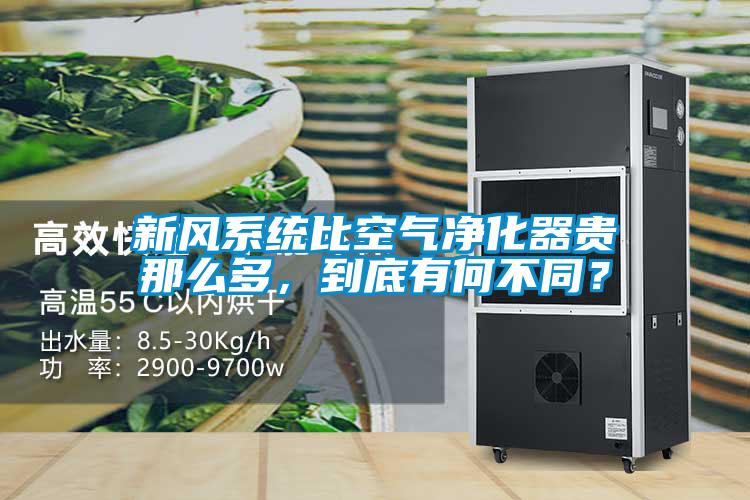 新風(fēng)系統(tǒng)比空氣凈化器貴那么多，到底有何不同？