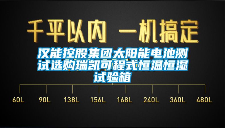 漢能控股集團(tuán)太陽能電池測(cè)試選購瑞凱可程式恒溫恒濕試驗(yàn)箱