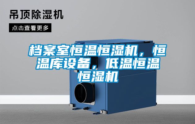 檔案室恒溫恒濕機(jī)，恒溫庫設(shè)備，低溫恒溫恒濕機(jī)