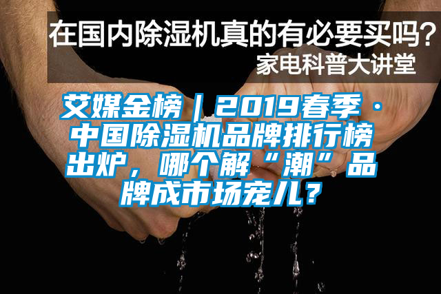艾媒金榜｜2019春季·中國除濕機品牌排行榜出爐，哪個解“潮”品牌成市場寵兒？