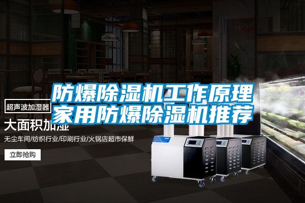 防爆除濕機工作原理家用防爆除濕機推薦