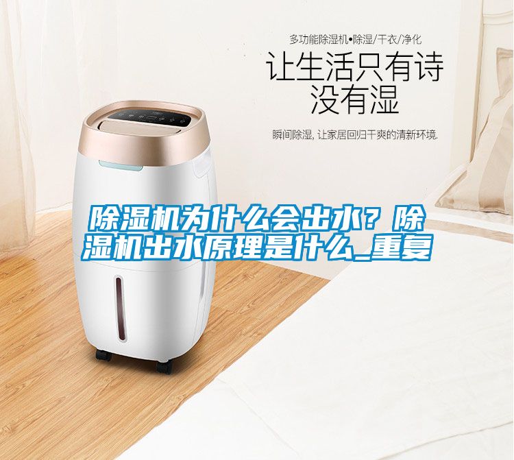 除濕機為什么會出水？除濕機出水原理是什么_重復
