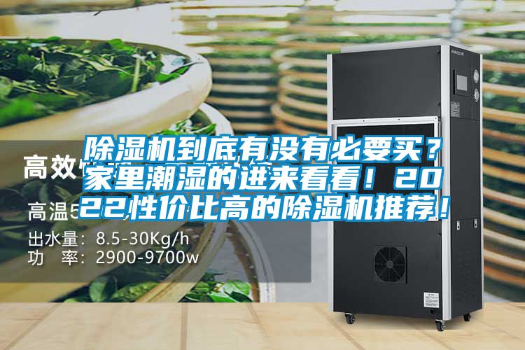 除濕機(jī)到底有沒有必要買？家里潮濕的進(jìn)來看看！2022性價(jià)比高的除濕機(jī)推薦！