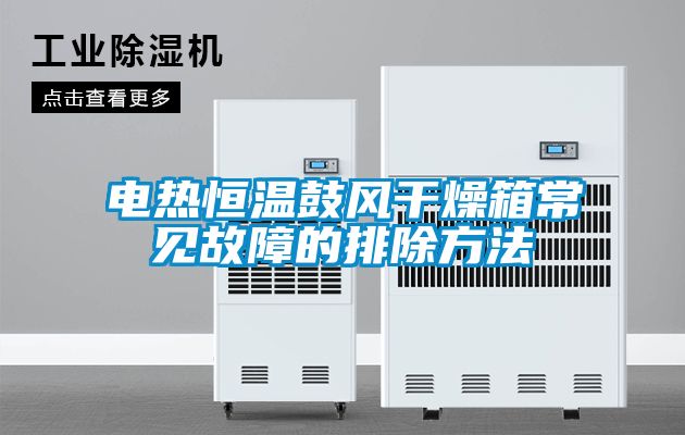 電熱恒溫鼓風(fēng)干燥箱常見(jiàn)故障的排除方法