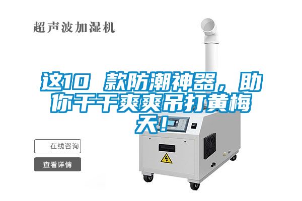 這10 款防潮神器，助你干干爽爽吊打黃梅天！